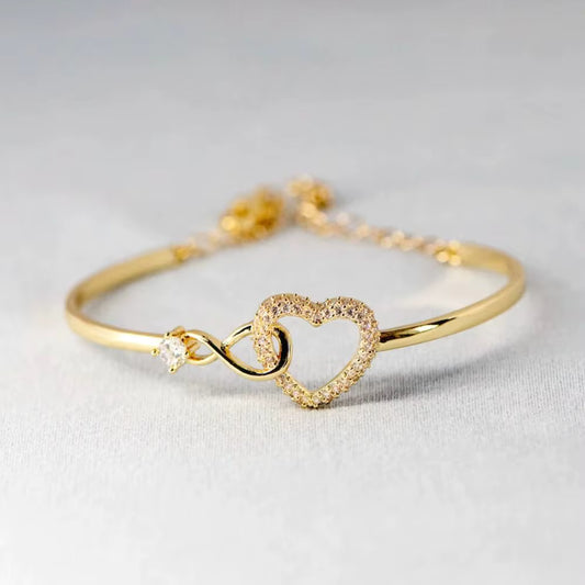 BRAZALETE CORAZON INFINITO