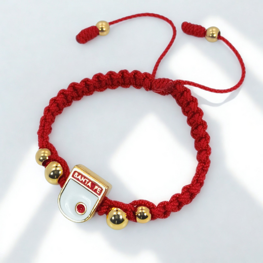 PULSERA TEJIDA DE EQUIPO HINCHA FUTBOL