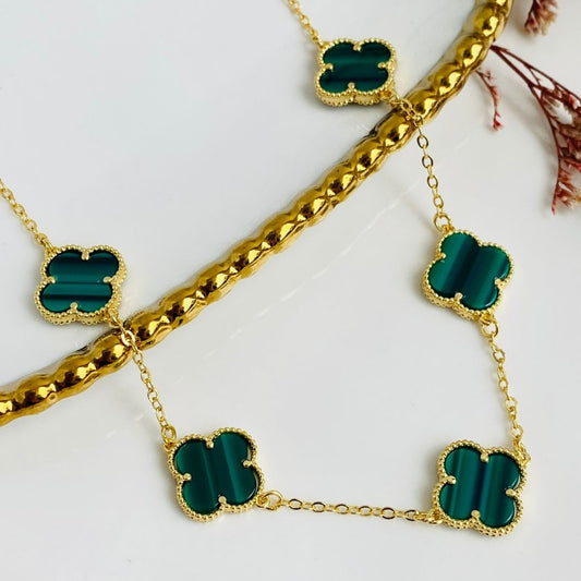 COLLAR VAN CLEEF REDONDODO 5 TREBOLES