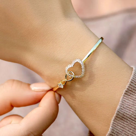 BRAZALETE CORAZON INFINITO
